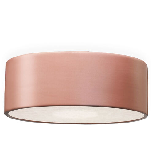 Radiance Collection LED 8 inch Celadon Green Crackle Outdoor Flush-Mount