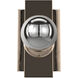 EVOLV LED 3.5 inch Brushed Brass ADA Wall Sconce Wall Light, Luna Family