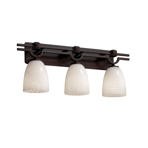 Fusion LED 29 inch Polished Chrome Bath Bar Wall Light in 2100 Lm LED, Oval, Seeded Fusion