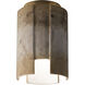 Radiance Collection 1 Light 6.25 inch Hammered Brass Flush-Mount Ceiling Light