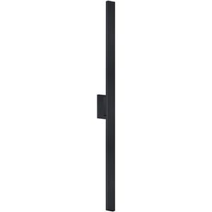 Zarai 1 Light 60 inch Matte Black Outdoor Wall Sconce