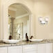Veneto Luce 2 Light 14.75 inch Polished Chrome Vanity Light Wall Light in Lace (Veneto Luce), Round Flared, Incandescent