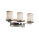 Textile 21 inch Polished Chrome Bath Bar Wall Light