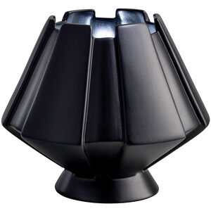 Portable 7 inch 60 watt Carbon Matte Black Table Lamp Portable Light