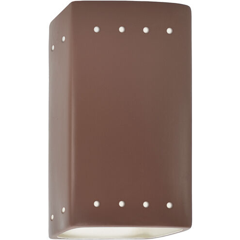 Ambiance 1 Light 5.25 inch Canyon Clay Wall Sconce Wall Light in Incandescent