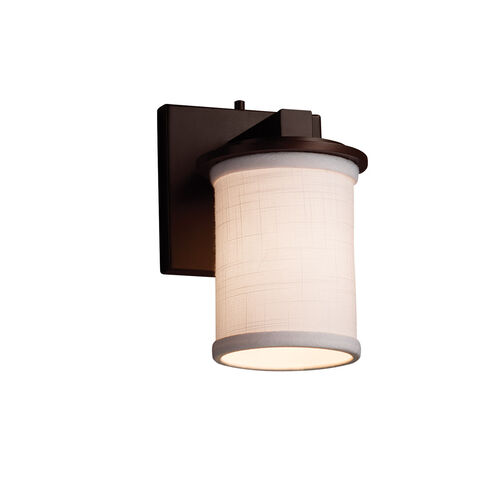 Textile LED 5 inch Polished Chrome Wall Sconce Wall Light