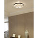 Alabaster Rocks LED 16 inch Polished Chrome Flush Mount Ceiling Light in 1400 Lm LED