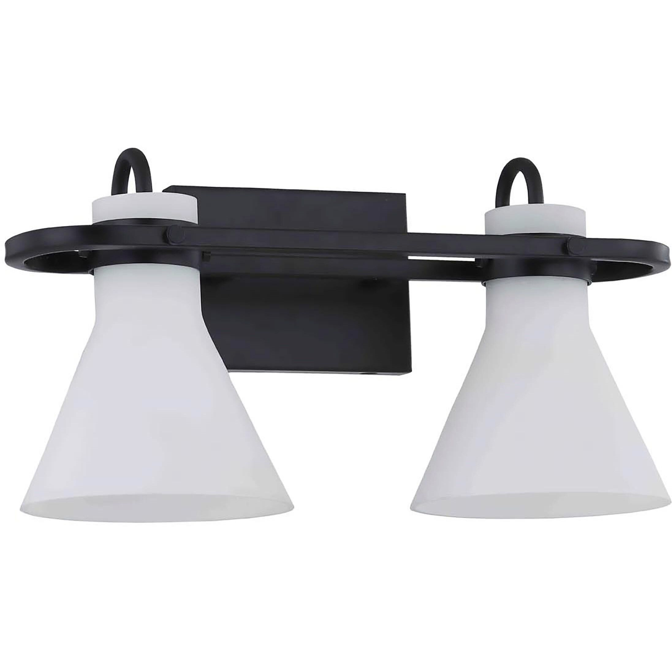 Fusion Collection - Ludlow 16 inch Matte Black Bath Bar Wall Light