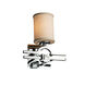 Textile LED 9 inch Polished Chrome Wall Sconce Wall Light