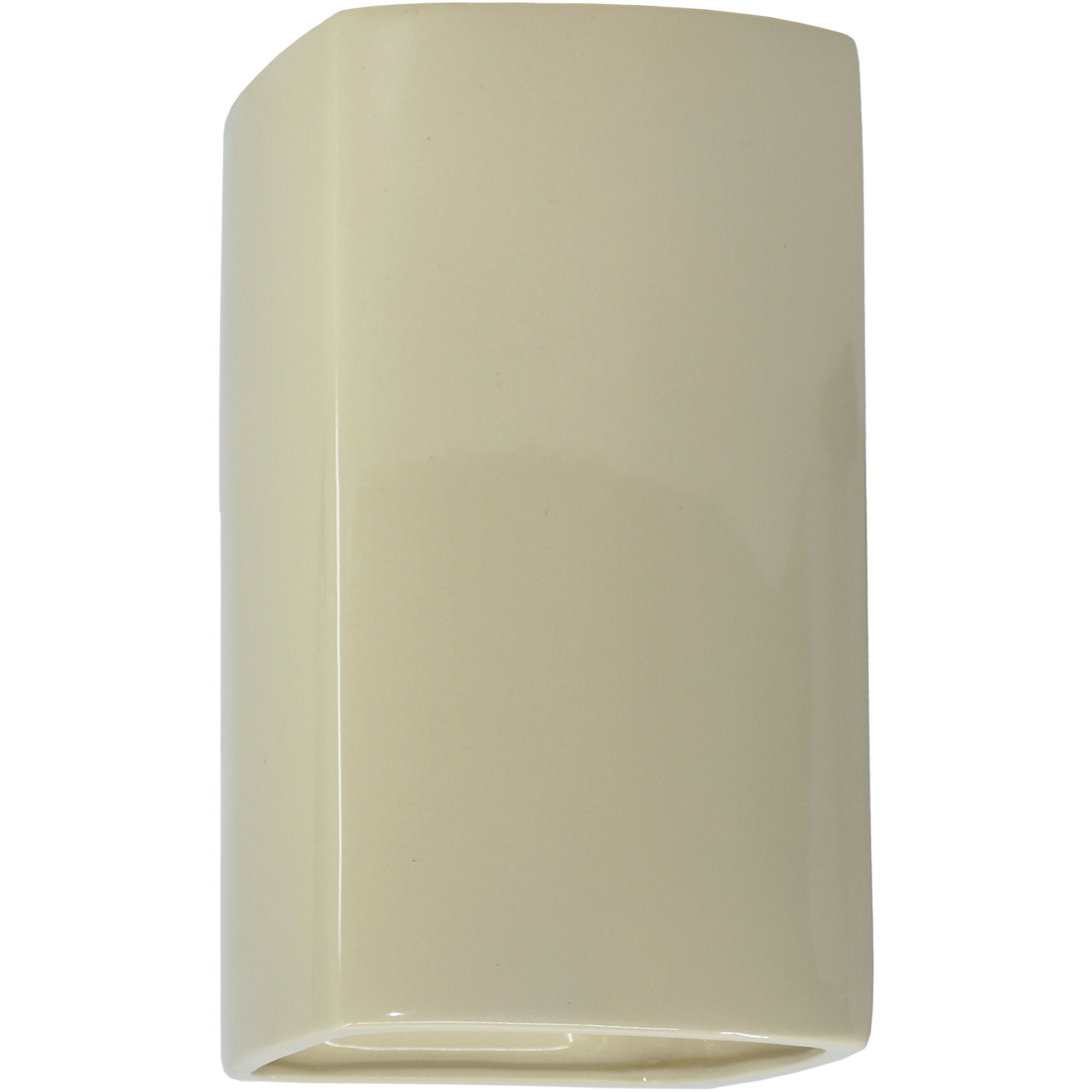 Ambiance 1 Light 9.5 inch Vanilla Gloss Outdoor Wall Sconce, Small
