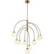 Fusion Collection - Noho Family 9 Light 32.00 inch Chandelier