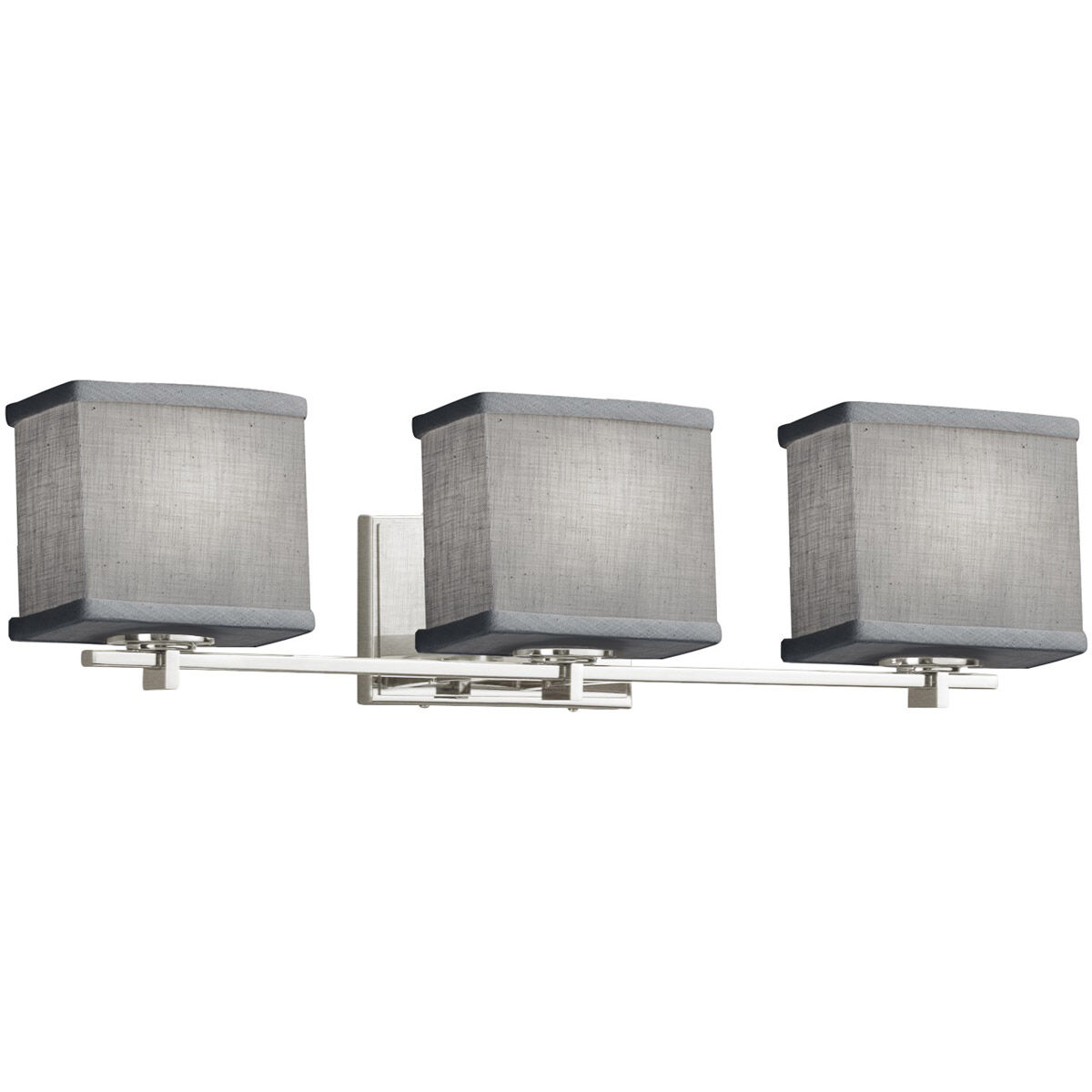 Textile LED 26 inch Polished Chrome Bath Bar Wall Light