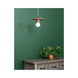 Radiance Collection 1 Light 8 inch Canyon Clay Pendant Ceiling Light