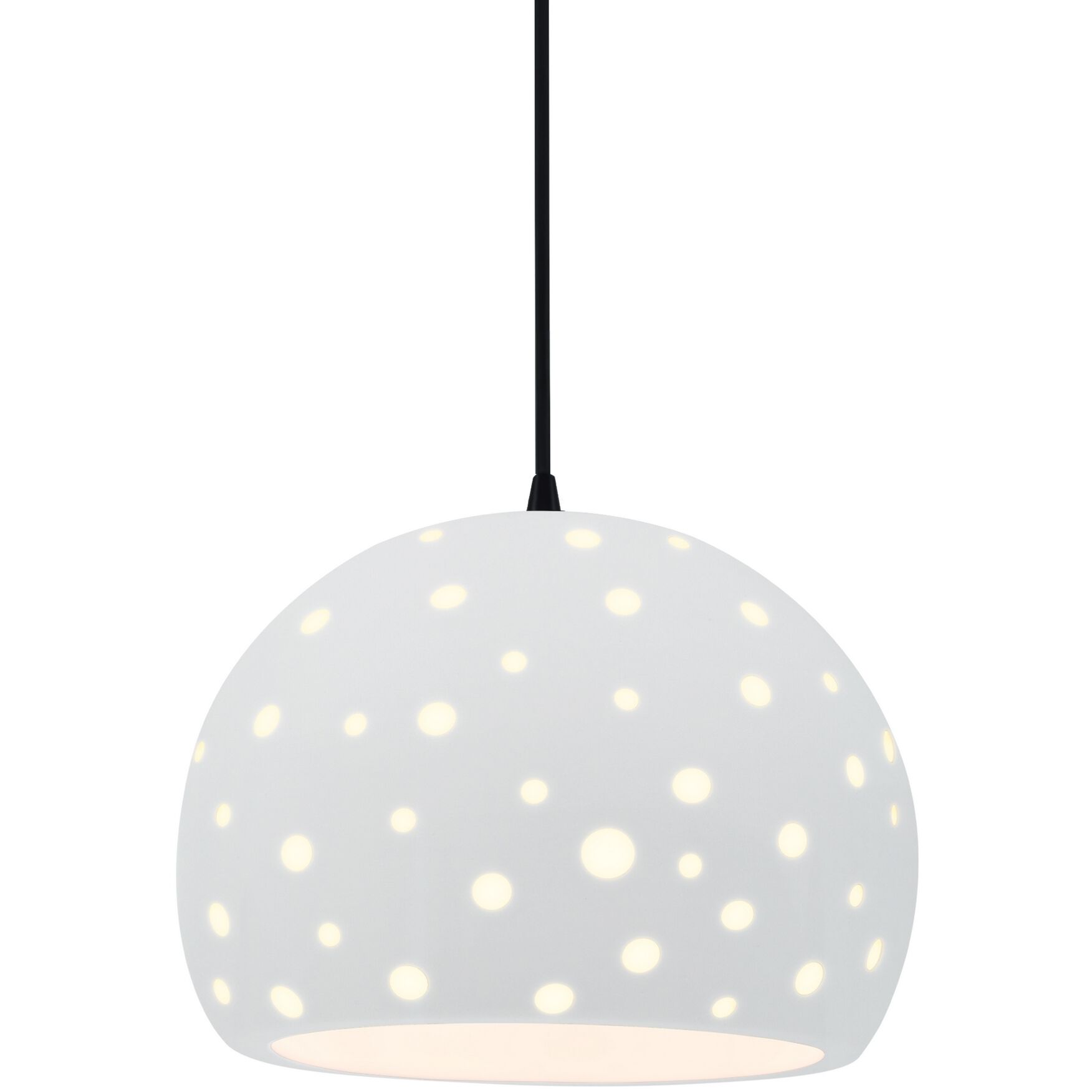 Perforated Globe 1 Light 10.00 inch Pendant