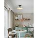 Radiance 1 Light 11.75 inch Celadon Green Crackle and Matte Black Semi Flush Ceiling Light