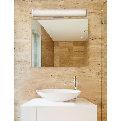 Clouds 28.5 inch Brushed Nickel Vanity Light Wall Light