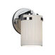 Limoges Wall Sconce Wall Light in Polished Chrome, Bamboo, Incandescent