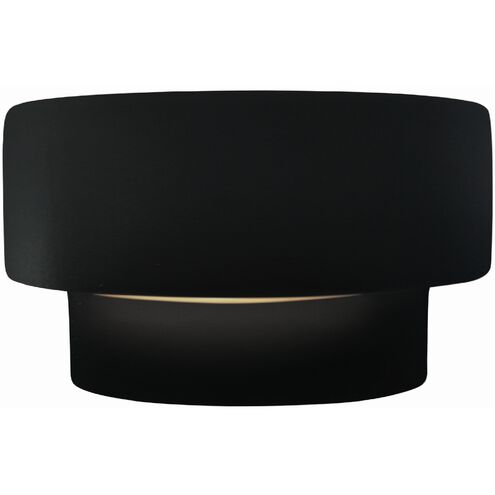 Ambiance 1 Light 10 inch Carbon Matte Black Wall Sconce Wall Light