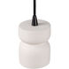 Radiance Collection 1 Light 3.5 inch Bisque Pendant Ceiling Light