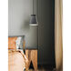 Radiance Collection LED 8 inch Polished Chrome Pendant Ceiling Light
