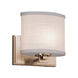 LumenAria Wall Sconce Wall Light, Square w/ Flat Rim