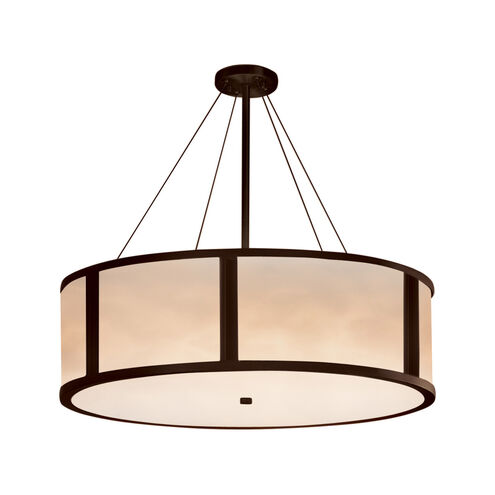 Clouds LED 48 inch Dark Bronze Drum Pendant Ceiling Light in 6000 Lm LED