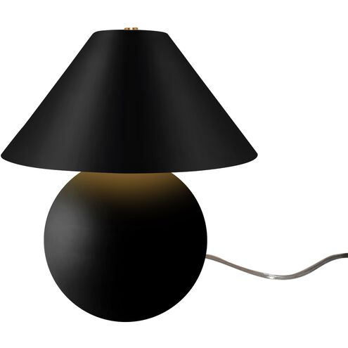 Portable 16.75 inch 60.00 watt Carbon Matte Black and Champagne Gold and Brushed Brass Portable Lamp Portable Light