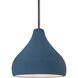 Radiance 1 Light 8 inch Midnight Sky and Matte White and Brushed Nickel Pendant Ceiling Light