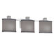 Textile LED 26 inch Polished Chrome Bath Bar Wall Light