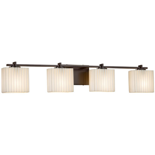 Porcelina LED 35.75 inch Polished Chrome Vanity Light Wall Light in 2800 Lm LED, Waves