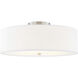 Textile Collection 5 Light 24.00 inch Semi-Flush Mount