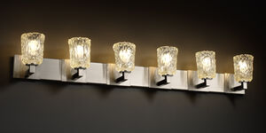 Veneto Luce LED 55.5 inch Matte Black Bath/Vanity Wall Light