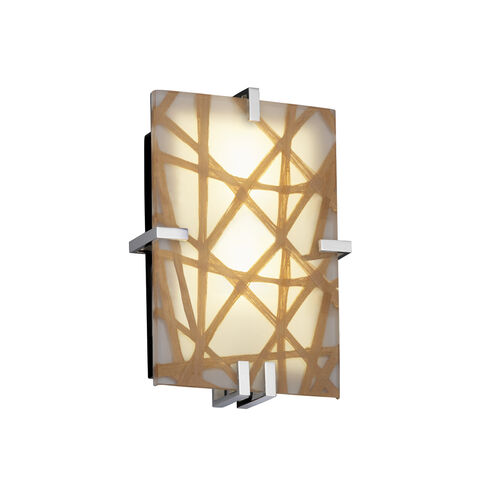 3form LED 9 inch Matte Black ADA Wall Sconce Wall Light in Small Tile, 2000 Lm LED