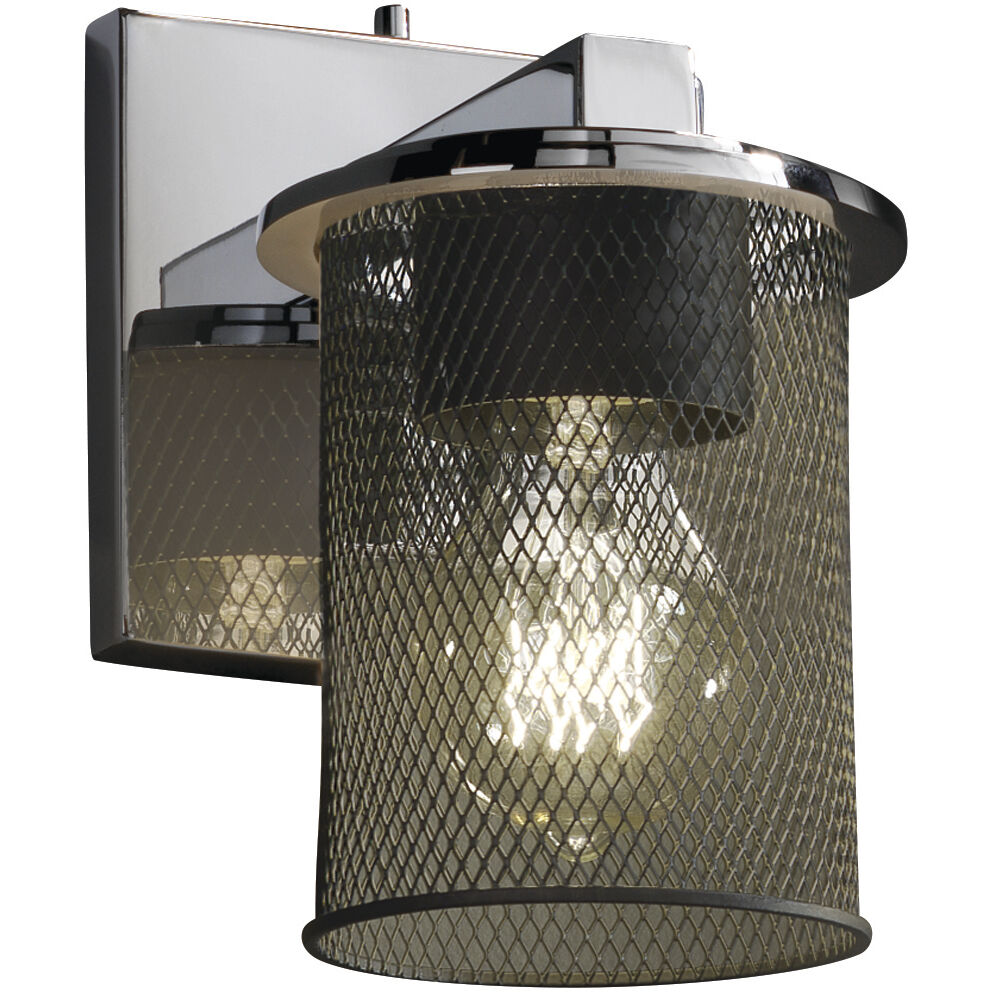 Wire Mesh 1 Light 5 inch Dark Bronze Wall Sconce Wall Light
