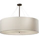 EVOLV 48 inch Dark Bronze Pendant Ceiling Light, Classic Family