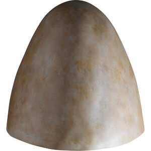 Ambiance Pecos LED 10 inch Carrara Marble Outdoor Wall Sconce in 1000 Lm LED