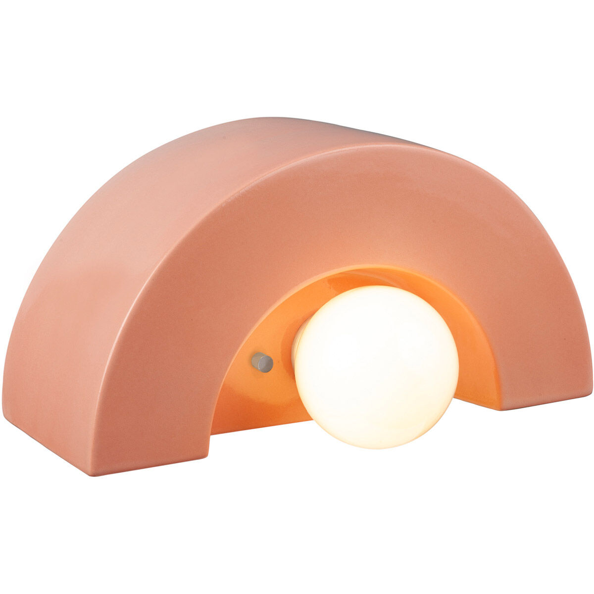 Ambiance Collection 1 Light 12 inch Gloss Blush Wall Sconce Wall Light