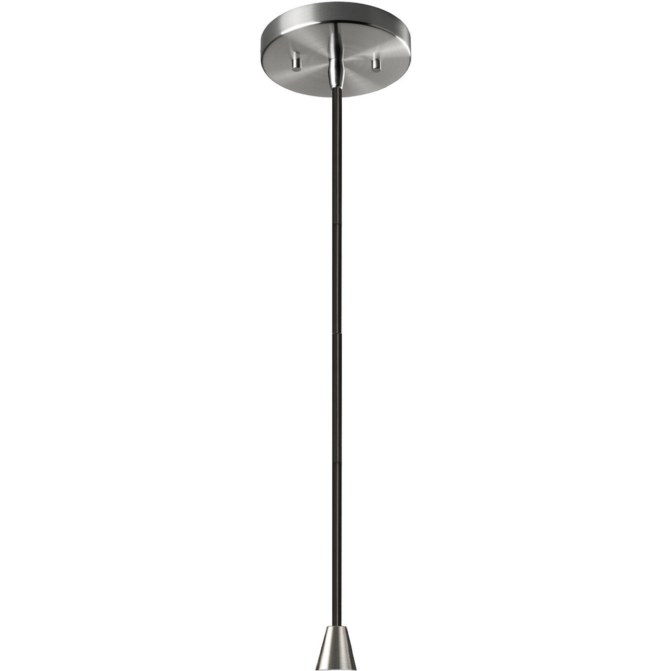 Radiance 1 Light 11.75 inch Concrete and Brushed Nickel Pendant Ceiling Light