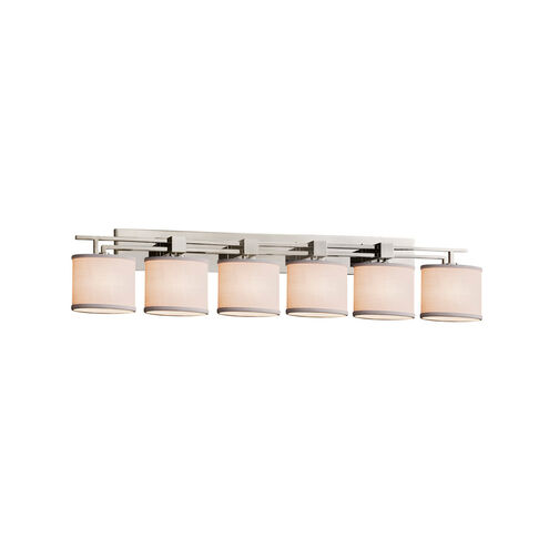 Textile LED 56 inch Brushed Nickel Bath Bar Wall Light
