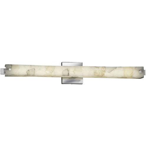 Alabaster Rocks 30.5 inch Polished Chrome Vanity Light Wall Light