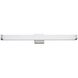 Acryluxe Collection - Mio 1 Light 38 inch Brushed Nickel Bath Vanity Light Wall Light