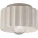 Radiance Collection 1 Light 8 inch Matte White Flush-Mount Ceiling Light