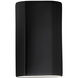 Ambiance Collection LED 9.25 inch Carbon Matte Black Outdoor Wall Sconce