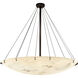 Lumenaria 72 inch Dark Bronze Pendant Bowl with Finial Ceiling Light in Pair of Cylinders, Incandescent