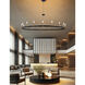 Clayton Family 18 Light 60 inch Matte Black and Brass Accents Chandelier Ceiling Light