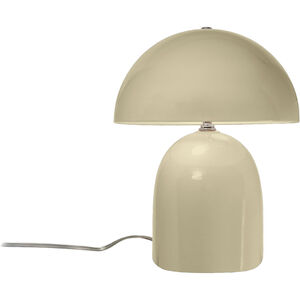 Portable 12 inch 60 watt Gloss White Table Lamp Portable Light