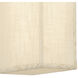 Textile Collection - Classic Family 5.5 inch ADA Wall Sconce Wall Light in Cream Linen, EVOLV