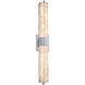 Alabaster Rocks Linear Wall/Bath Wall Light in Matte Black