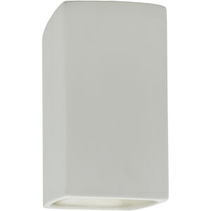 Ambiance Rectangle 1 Light 13.5 inch Bisque Outdoor Wall Sconce in Incandescent, Large