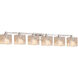 Alabaster Rocks LED 50.5 inch Brushed Nickel Vanity Light Wall Light in 4200 Lm LED, Rectangle